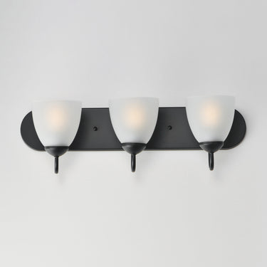 Maxim Lighting Axis 3-Light Strip Bath Vanity Black