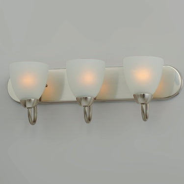 Maxim Lighting Axis 3-Light Strip Bath Vanity Satin Nickel
