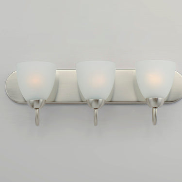 Maxim Lighting Axis 3-Light Strip Bath Vanity Satin Nickel
