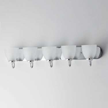Maxim Lighting Axis 5-Light Strip Bath Vanity Polished Chrome