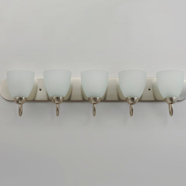 Maxim Lighting Axis 5-Light Strip Bath Vanity Satin Nickel