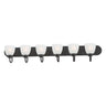Maxim Lighting Axis 6-Light Strip Bath Vanity Black
