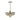 Maxim Lighting Poppy 12" Pendant Silver Gold/Satin Brass