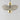 Maxim Lighting Poppy 12" Pendant Silver Gold/Satin Brass