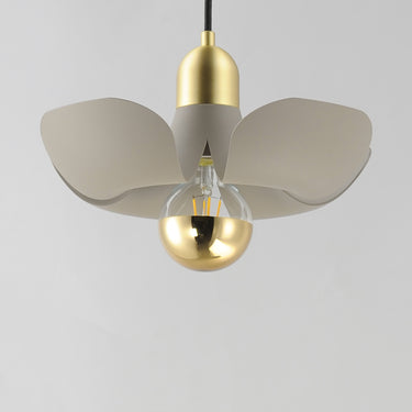Maxim Lighting Poppy 12" Pendant Silver Gold/Satin Brass