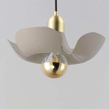 Maxim Lighting Poppy 12" Pendant Silver Gold/Satin Brass