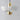 Maxim Lighting Poppy 12" Pendant White/Satin Brass