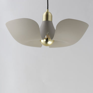 Maxim Lighting Poppy 18" Pendant Silver Gold/Satin Brass