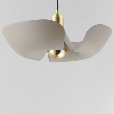 Maxim Lighting Poppy 18" Pendant Silver Gold/Satin Brass