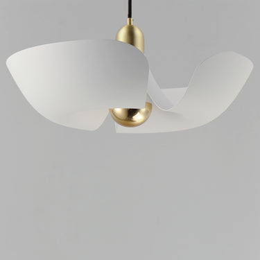 Maxim Lighting Poppy 18" Pendant White/Satin Brass