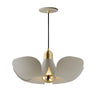 Maxim Lighting Poppy 18" Pendant Silver Gold/Satin Brass
