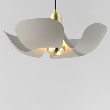 Maxim Lighting Poppy 18" Pendant Silver Gold/Satin Brass