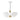 Maxim Lighting Poppy 18" Pendant White/Satin Brass