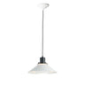Maxim Lighting Oslo 11.75" Small Pendant Black/White
