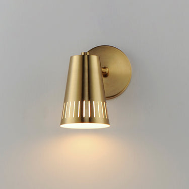 Maxim Lighting Helsinki Wall Sconce Natural Aged Brass