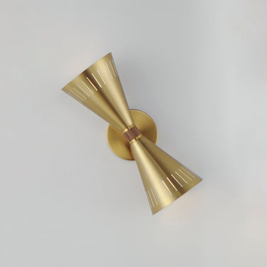 Maxim Lighting Helsinki 2-Light Wall Sconce Natural Aged Brass