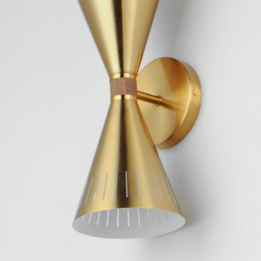 Maxim Lighting Helsinki 2-Light Wall Sconce Natural Aged Brass