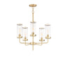 Maxim Lighting Crosby 5-Light Chandelier Satin Brass