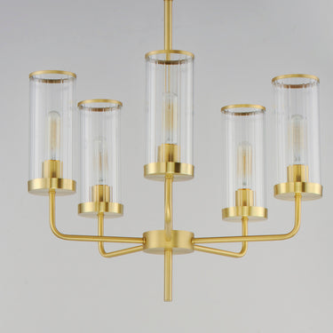 Maxim Lighting Crosby 5-Light Chandelier Satin Brass
