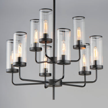 Maxim Lighting Crosby 9-Light Chandelier Black