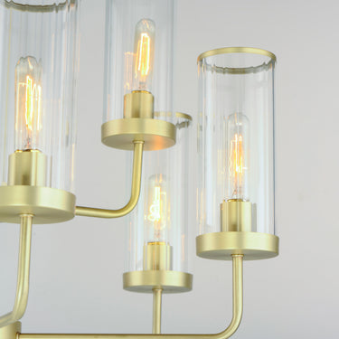Maxim Lighting Crosby 9-Light Chandelier Satin Brass
