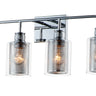 Maxim Lighting Filigree 4-Light Bath Vanity Polished Chrome