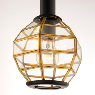 Maxim Lighting Heirloom Mini Pendant Black/Burnished Brass