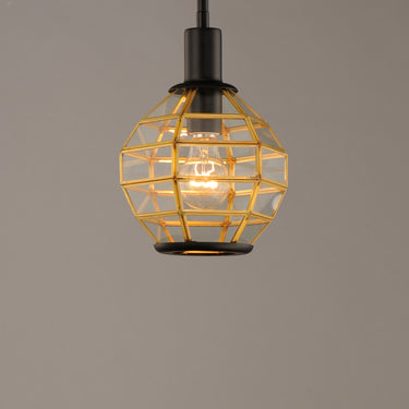 Maxim Lighting Heirloom Mini Pendant Black/Burnished Brass