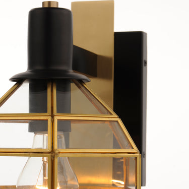 Maxim Lighting Heirloom Outdoor Wall Black/Burnished Brass