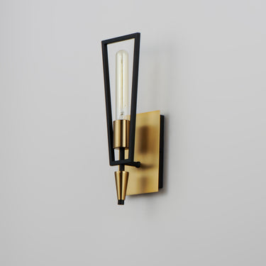Maxim Lighting Wings Wall Sconce Black/Satin Brass