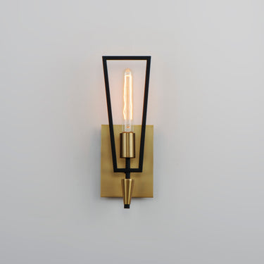Maxim Lighting Wings Wall Sconce Black/Satin Brass