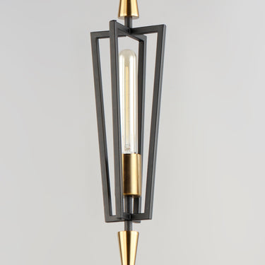 Maxim Lighting Wings Pendant Black/Satin Brass