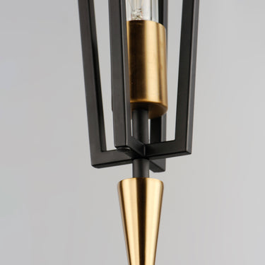 Maxim Lighting Wings Pendant Black/Satin Brass