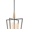 Maxim Lighting Wings 4-Light Pendant Black/Satin Brass