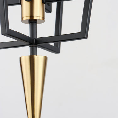 Maxim Lighting Wings 4-Light Pendant Black/Satin Brass