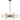 Maxim Lighting Wings 6-Light Chandelier Black/Satin Brass