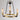 Maxim Lighting Haven 3-Light Chandelier Oil Rubbed Bronze/Antique Brass
