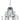 Maxim Lighting Haven 9-Light Chandelier Black/Satin Nickel