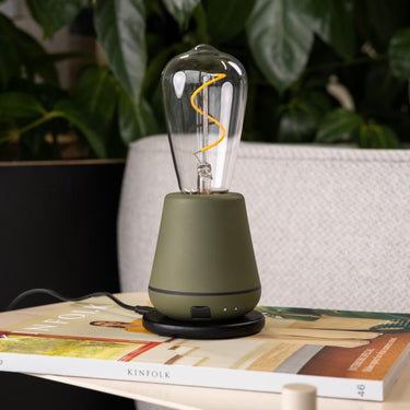 Humble Bamboo Wireless Charger, Single – styled photo 2
