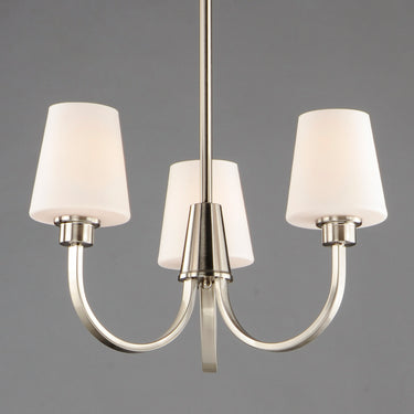 Maxim Lighting Shelter 3-Light Chandelier Satin Nickel