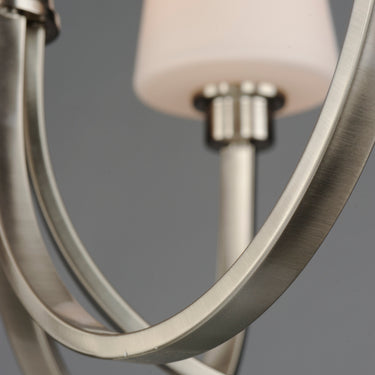Maxim Lighting Shelter 9-Light Chandelier Satin Nickel