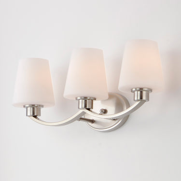 Maxim Lighting Shelter 3-Light Bath Vanity Satin Nickel