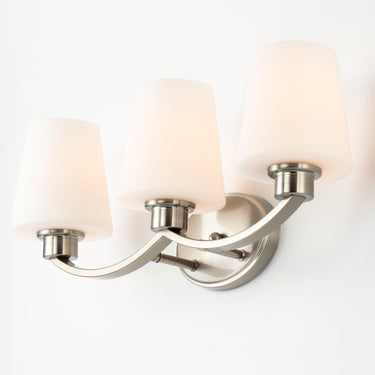 Maxim Lighting Shelter 3-Light Bath Vanity Satin Nickel