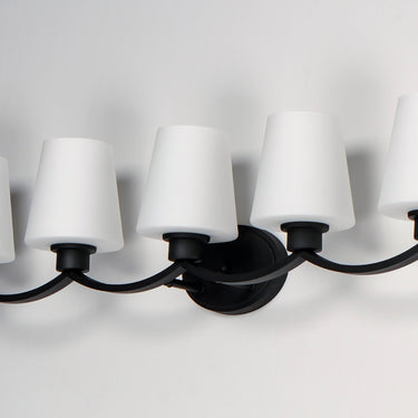 Maxim Lighting Shelter 5-Light Bath Vanity Black