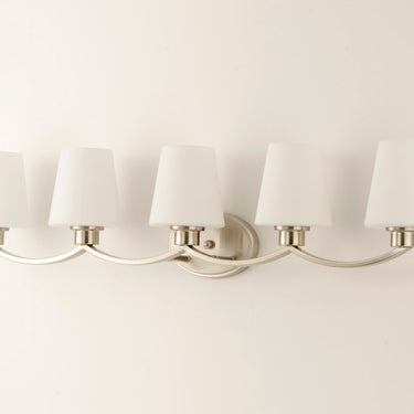 Maxim Lighting Shelter 5-Light Bath Vanity Satin Nickel