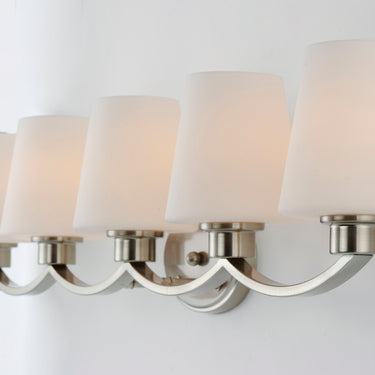 Maxim Lighting Shelter 5-Light Bath Vanity Satin Nickel