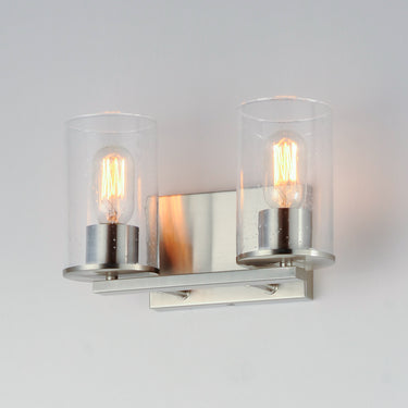 Maxim Lighting Sleek 2-Light Bath Vanity Satin Nickel