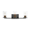 Maxim Lighting Sleek 3-Light Bath Vanity Antique Brass/Black