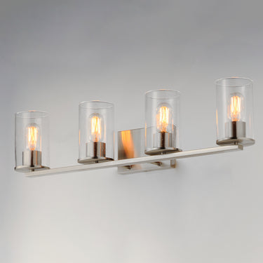 Maxim Lighting Sleek 4-Light Bath Vanity Satin Nickel