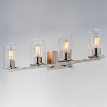 Maxim Lighting Sleek 4-Light Bath Vanity Satin Nickel